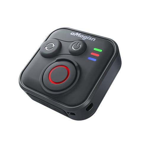 aMagisn 50m 50メートル Bluetooth ブルートゥースワイヤレスレリーズ Insta360/GoPro/携帯電話用 ミニスマートリモコン スポーツカメラアクセサリー Remote Control For lnsta360 Ace Pro/