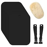 GOSHIES Stiefelspanner 12 Stück Kunststoff Stiefelformer Hohe Stiefelstützen Stiefelform Einsätze Schwarz Hält die Stiefel Aufrecht für Damen Und Herrenstiefel 32cm
