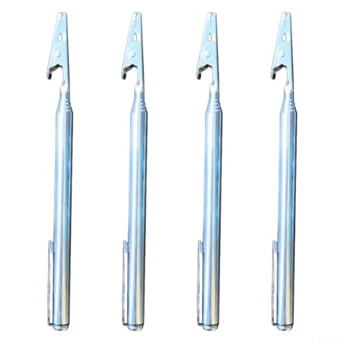 Lot de 4 Pinces Télescopiques en Métal pour Fils Outils pour Réparation Maison Travail Voiture Barbecue