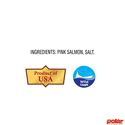 Image of MW Polar Fancy Pink Salmon, 14.75 oz Can (Pack of 12), Wild Caught, Product of USA