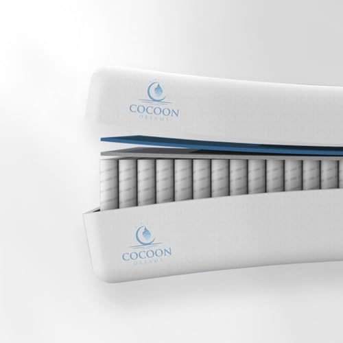 Matratze - 90x200 cm - Hotel XXL - PREMIUM - 7 Zonen - Taschenfederkernmatratze - 20cm - Anti-Allergie - Abwischbar/Waschbar - Robust