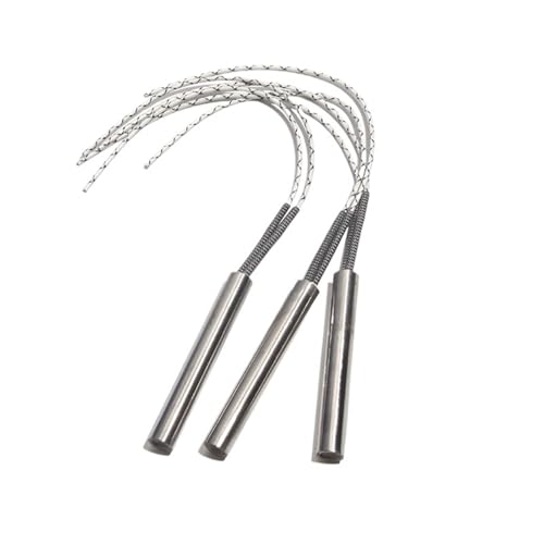 2pcs 220V 380V 110V Heating Industrial Cartridge Heater 6x100-200mm 316SS Straight Tubular Heat Pipe(110V,6x100mm 250W)