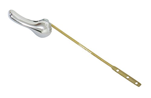 UpperHome Front Mount Toilet Tank Flush Lever Handle with Metal Nut - Chrome