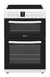 Haden Electric Cooker 60cm Double Oven with Ceramic Hob Digital Touch Timer Freestanding 108 litre capacity