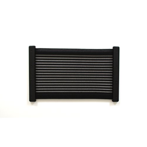 Kiiper 44494700230KICA Rede de interior completa de 410 x 255 mm, preto, 350 x 255 mm