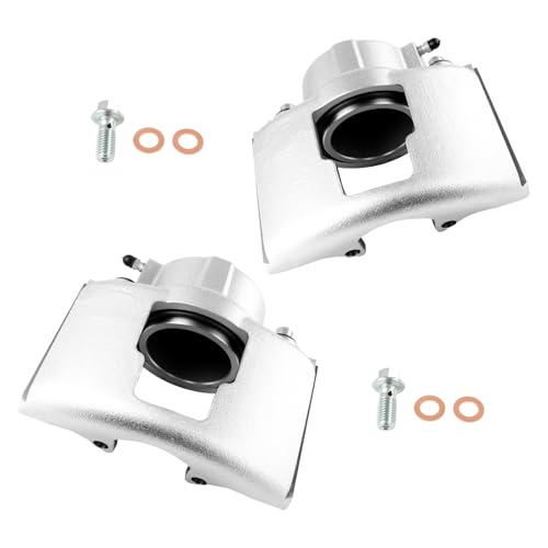 Image of cciyu Front Left & Right Disc Brake Calipers Assembly without Bracket For Chevy,For Dodge,For GMC Models - For C35,For C3500,For Express 2500 Replace# 184348 184347 Front Driver & Passenger Side