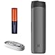 IQOS LIL SOLID 2.0 Set -KIT- Heat Notburn - in Stone Grey-Schwarz HNB Gerät - für Heets, Fiit, Herbal
