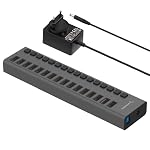 SABRENT – SABRENT 16-Port USB Hub Aktiv mit Netzteil – 90W USB Ladeger