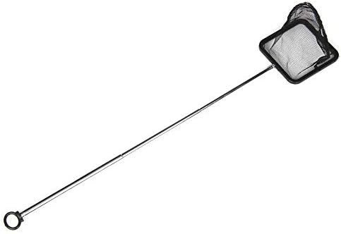 Stainless Steel Fishnet Square Extendable Fish Net High Density Fishnet Applicable to Aquarium Black 1 Pcs SuperiorâQuality and Creative
