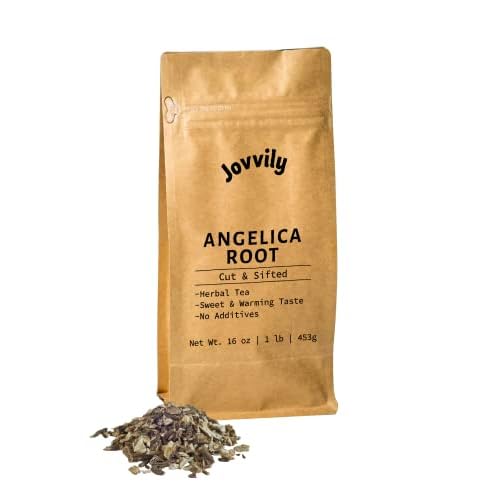 Jovvily Angelica Root - 1 lb - Cut & Sifted - Herbal Tea