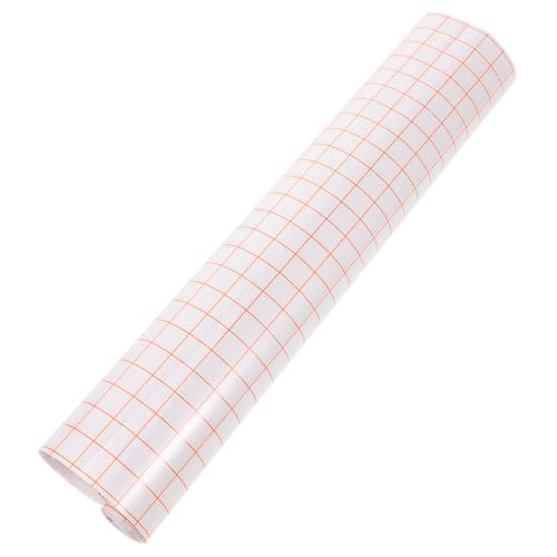HAPINARY Orange Positioning Film 1 Sheet Self-Adhesive Transfer Tape for Vinyl Laminating Film Alignment Grid Application Tape