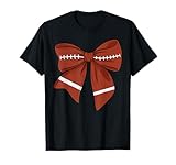 calcio coquette bow donne ragazze calcio stagione gioco giorno maglietta
