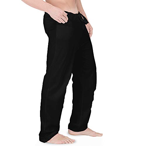 Cottonique Men's Latex-Free Drawstring Lounge Pants Made from 100% Organic Cotton (Melange)2