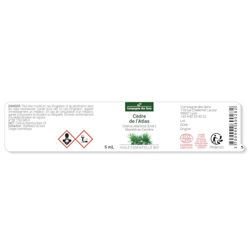 ATLAS-ZEDER (Cedrus atlantica) BIO - 30 ml - Hochwertiges ätherisches Öl - 100 % rein, natürlich, chemotypisiert & vollständig