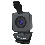 TOUCAN 1080P HD Webcam with Built-in Noise-Cancelling Mic & Privacy Shutter – Wide 90° Angle, Plug & Play USB Video Camera for Video Calls, Streaming, Home Office & Online Classes