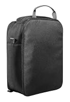 Tatonka Kühltasche Cooler Bag S (6l) - Isolierte Tasche für Rucksäcke bis 20 Liter Volumen - Mit Innenfach für Kühlakkus und zwei Reißverschluss-Öffnungen (vorne u. oben) - 22 x 12 x 30 cm (off black) – Ansicht 4