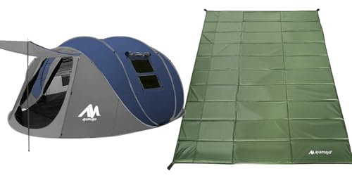 Colchoneta de espuma y carpa emergente para 6 personas miniatura 1