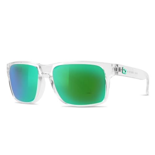 Image of B.N.U.S Sunglasses Corning Glass Lens, Non-Polarized for Men Women