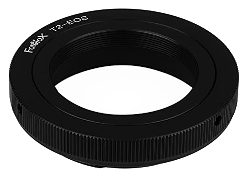 Image of Fotodiox Lens Mount Adapter - T-Mount (T /T-2) Screw Mount SLR Lens to Canon EOS (EF, EF-S) Mount SLR Camera Body