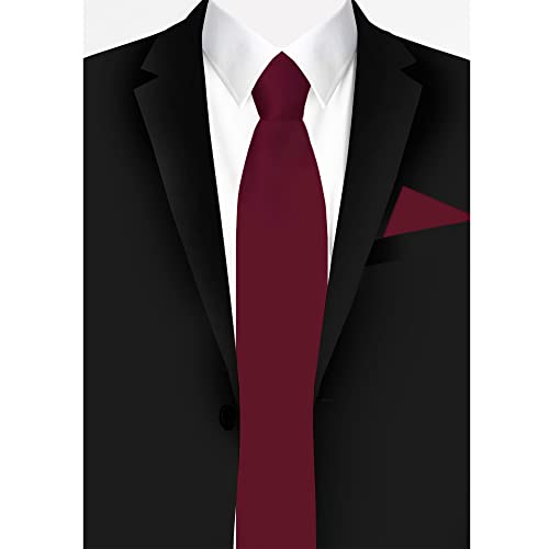 Image of Jacob Alexander Men's Pocket Square Solid Color Handkerchief