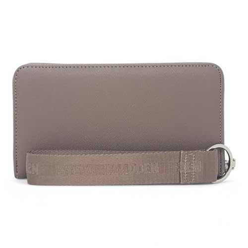 Image of Steve Madden Bzip-Web Zip Around Wristlet (Mushroom, One Size)