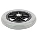 MAVIS LAVEN Wheelchair Rubber Wheels, Sturdy 7in Single Wheel, Easy to Install, Suitable for Disabled and Elderly Users
