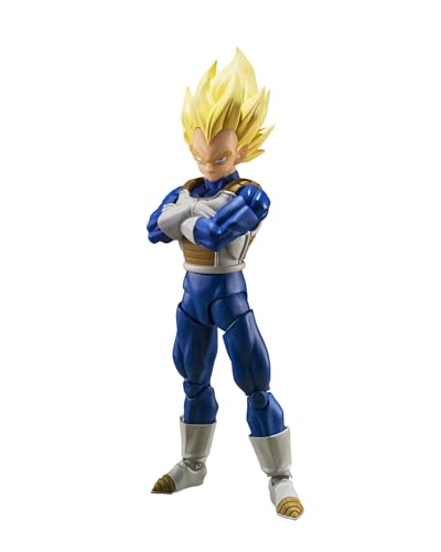 TAMASHII NATIONS S.H.フィギュアーツ ドラゴンボールZ 超サイヤ人ベジータ〈危険なプライド〉 約135mm PVC&ABS製 塗装済み可動フィギュア