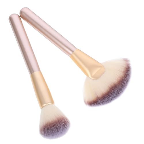 PATKAW 1 Juego De Brochas De Maquillaje Limpiador De Brochas De Maquillaje Tinte Ventilador Facial Brocha Para Rímel Colorete Paleta Cosmética Kit De Crema Esponja Brocha Para