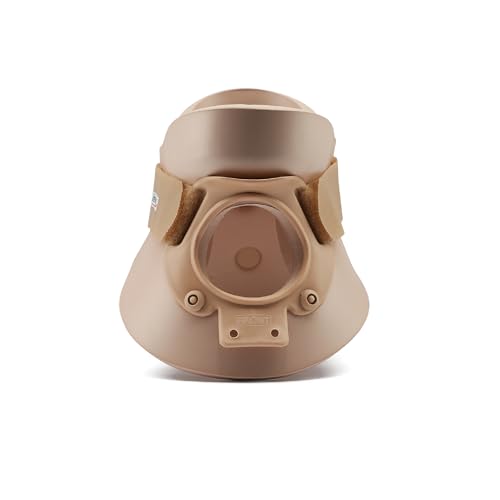 Image of Life Wear Cervical Collar Philadelphia, Adjustable Neck Support for Severe Injuries, Fractures & Trauma, Tracheostomy Opening, Two-Piece Design, Hook & Loop Straps for Easy Application-(S)