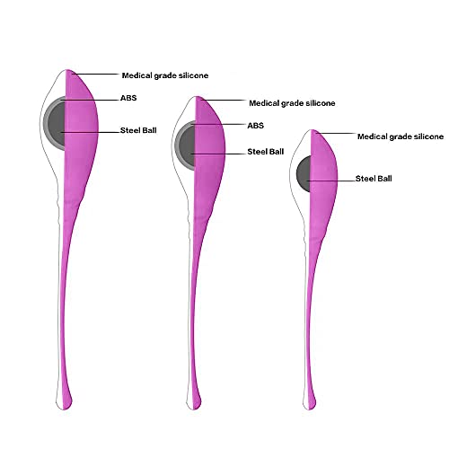 S-HANDE LAMBOLL - Kit De Pesos Para Pompoarismo Com 3 Pesos | COR: ROXO REF:S038B