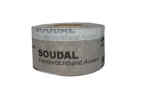 Preisvergleich Produktbild Soudal Fensterdichtband Aussen GRAU / Breite: 100 mm Länge: 25 meter