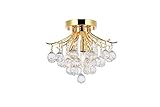 Elegant Lighting V8000F12G/RC Toureg 3-flammige Unterputzmontage...
