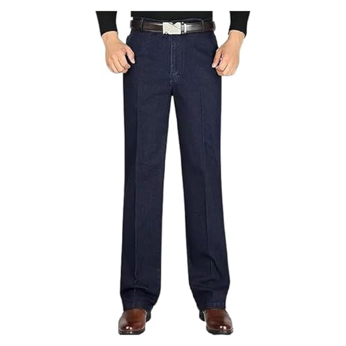 Lunifit Mens Jeans, Jettjeans - Men's Classic Straight Fit Stretch Jeans