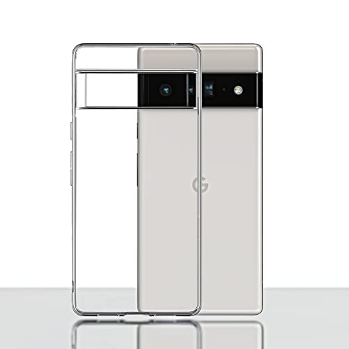 NEOFIER Crsytal Clear Coque Google Pixel 6 Pro, Coque Transparente étui à téléphone en TPU, Coque de Protection Souple, Coque Antichoc Anti-Rayures Anti-Jaune pour téléphone Portable Cover