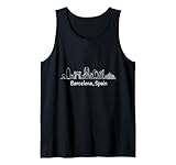 Barcelona Spain Souvenir Skyline