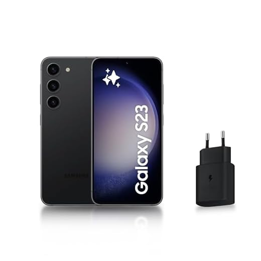 Samsung Galaxy S23 Smartphone Android 5G, 256 Go, Chargeur Secteur Rapide 25W Inclus [Exclusivité Amazon], Smartphone déverrouillé, Noir, Version FR