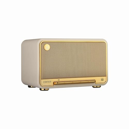 EDIFIER D32 ワイヤレススピーカー ブラウン/ゴールド Amazon.co.jp: Edifier D32 ワイヤレス スピーカー 最大出力60W