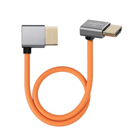 Eonvic 8K HDMI 2.1 �V���R���P�[�u�� 48Gbps ������ 8K@60Hz 4K@120Hz�Ή� Sony CineAltaV2 Z CAM E2-F8�p Canon EOS R5 C�J�����p PS5 Pro/Xbox Orange 3.