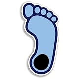 TINRIEF North Carolina Tarheels NCAA UNC Foot Logo Magnet