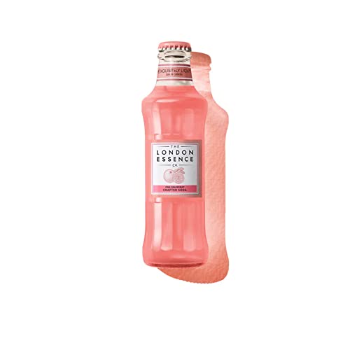 The London Essence Pink Grapefruit Crafted Soda, 6.76 fl oz ℮ 200 ml