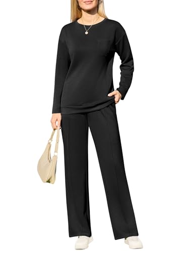 difficort Airport Outfits for Women 2025 Fall 2 Piece Lounge