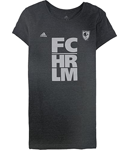 T-shirt adidas FC Harlem une pièce iconique en gris chiné pour look décontracté