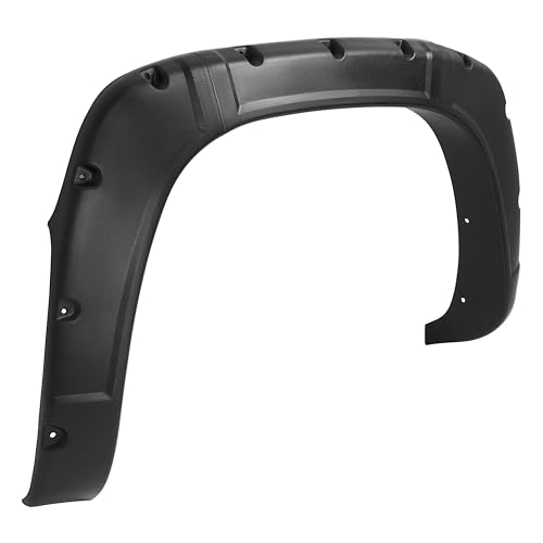 ALMULOO 78.0" / 96.0" Truck Bed Fender Flares Compatible with 1999-2007 Chevrolet Silverado 1999-2006 GMC Sierra 1500/2500/3500HD 4PCS Fender Trim Black Textured Plastic(PP) by ALMULOO - Used condition - Image 7