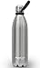 AquaFlask Insulated Double Wall Stainless Steel Water Bottle with Handle (Glossy Stainless Steel, 27-Ounce)