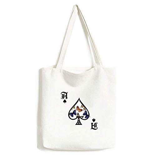 Sac à main lavable pour ordinateur portable et motifs ailes de poker