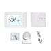 Inteligentny Termometr Higrometru Termostat florowy Smart Home WiFi & AMP; Rf. WiFi Termostat Kocioł Gasowy Bezprzewodowy regulator ciepłej wody do Google Home Monitor Zdalny (Color : BOT306RF-WIFI)