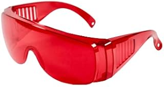UVtech SLEEP-1 100% Licht Rot Brille, Blaulichtfilter und Grünlichtfilter, Computerbrille Gaming Goggles PC Blaulicht Filter Uv Blaulicht Blocking Brille Anti Damen Herren