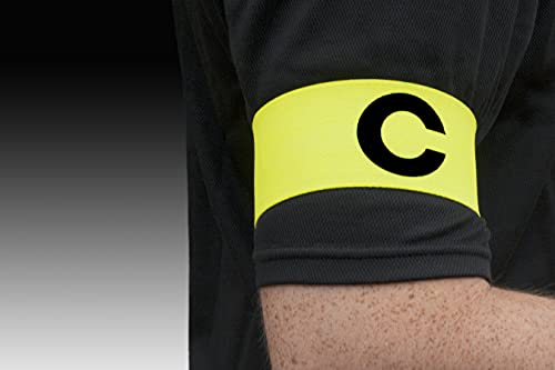 Kwik Goal Captain "C" Arm Band, Yellow - Thumbnail 3