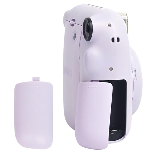 2�Z�b�g �o�b�e���[�J�o�[��?Instax Mini 12 �J�����CABS�� �����p�o�b�e���[�J�o�[ �t�B�����J�����p �X�y�A�T�C�h�L���b�v �ȒP���t�� (�ނ炳������)