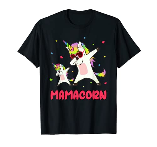 Mamacorn - Licorne qui dabbing - Pour maman et fille T-Shirt